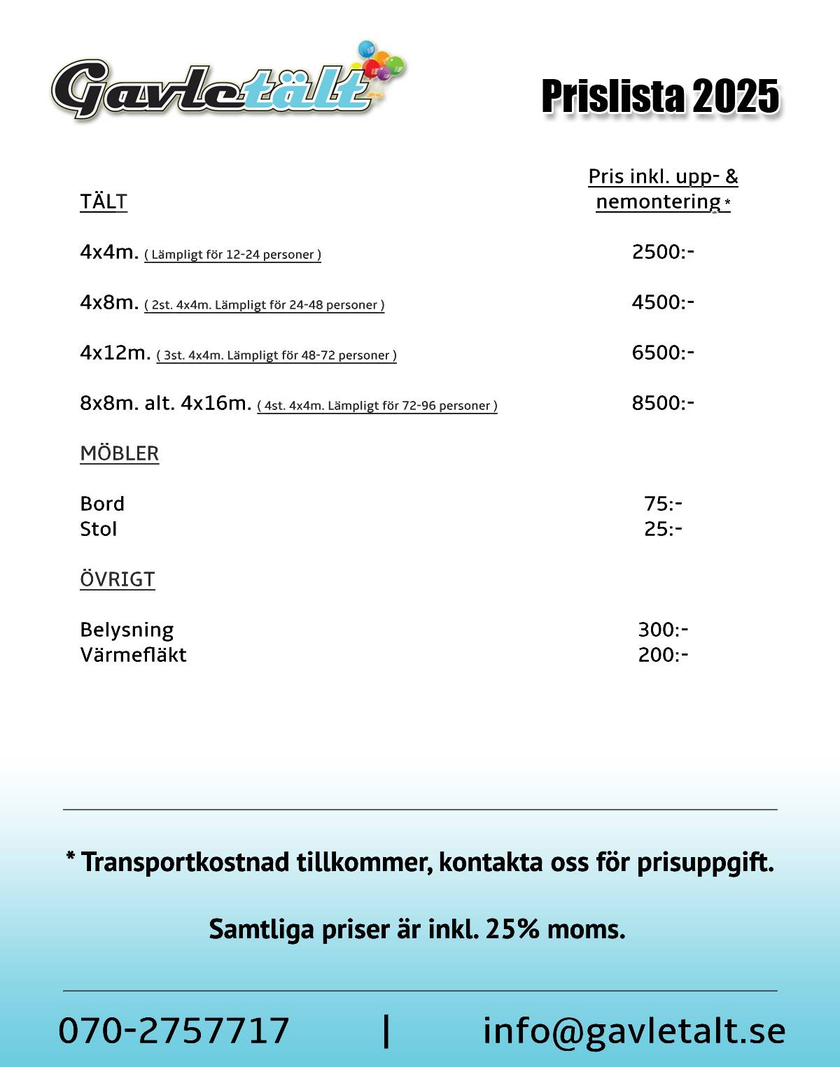 Gavletält Uthyrning av partytält möbler & hoppborgar till Gavletält Uthyrning av partytält möbler & hoppborgar till